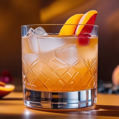Reposado Tequila, Sweet Vermouth, Apricot Brandy, Maraschino Liqueur, Bitters. Balanced, clean, spirit forward! drink
